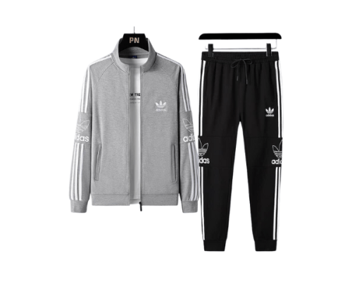 Adidas | Men’s Tracksuit | Grey & Black – Dxbrunners