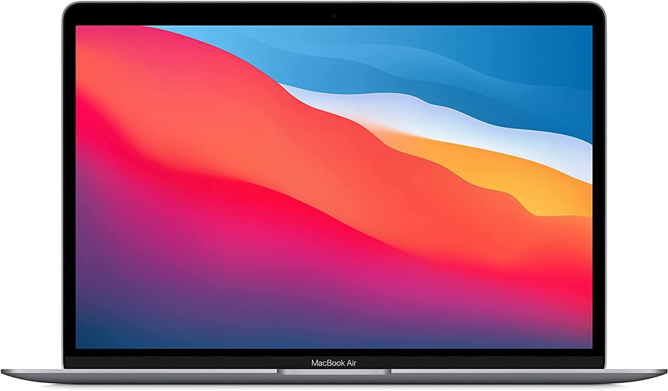 Apple 2020 MacBook Air Laptop: Apple M1 Chip, 13” Retina Display, 8GB RAM, 256GB SSD Storage, Backlit Keyboard, FaceTime HD Camera, Touch ID. Works with iPhone/iPad; Space Gray ; English