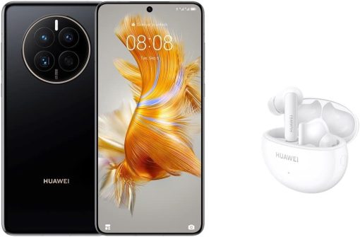 HUAWEI Mate 50, 6.7-inch OLED Display, (+Freebuds 5i), Ultra Aperture XMAGE Camera, IP68, 66W Wired Multi-channel SuperCharge, 50W Wireless 4460mAh Battery, Black, 8GB+256GB