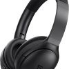 Bluetooth Headphones, SoundPEATS A6 Hybrid Active Noise Cancelling Headphones Bluetooth Earphones Over Ear Headphones, 38 Hours Playtime(ANC Off), USB-C Quick Charge, Foldable Design