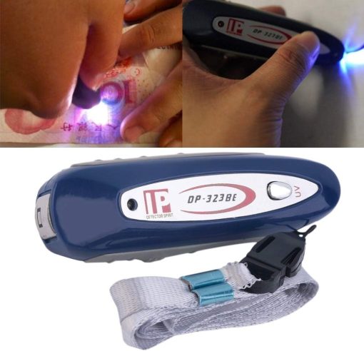 School office supplies 2 in 1 Mini Magnet Testing Pen & UV Light Currency Money Counterfeit Detector