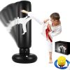 Punching Bag for Kids, 63 Inch Freestanding Boxing Inflatable Punching Bag for Kids , Bounce Back for Practicing Karate, Taekwondo, MMA, Fitness Freestanding Boxing Bag (Air Pump Included)