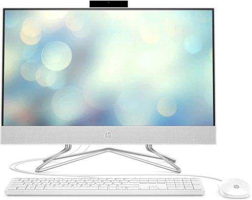 HP All-in-One 24 inch Desktop, 11th Generation Intel Core i5-1135G7 Processor, Intel Iris Xe Graphics Graphics, 8 GB RAM, 512 GB SSD, Windows 11 Home (24-df1370, Snow White)