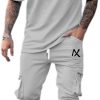 Ak Men's TrackSuit Trouser and Half Sleeve Shirt work out Gym and Sports Stritchable Fabric Sprecial Offer رجالي بدلة رياضية