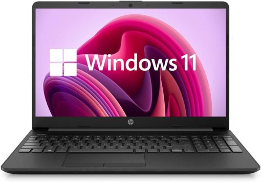 HP 2022 Newest Notebook 15 Laptop, 15.6" Full HD Screen,Intel Celeron N4020 Processor, 8GB DDR4 Memory, 128GB SSD, Online Meeting Ready, Webcam, Type-C, RJ-45, HDMI, Windows 11 Home, Black