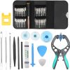 DIY 38 in 1 Mobile Phone Screen Opening Pliers Repair Tools Kit Screwdriver Pry Disassemble Screwdrivers Fix Tool Set for iPhone Samsung Sony Cellphone Laptop