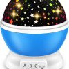 ECASA™ Night Light for Kids, Star Night Light, Nebula Star Projector 360 Degree Rotation - 4 LED Bulbs 9 Light Color Changing with USB Cable, Romantic Gifts for Men Women Children (Blue)