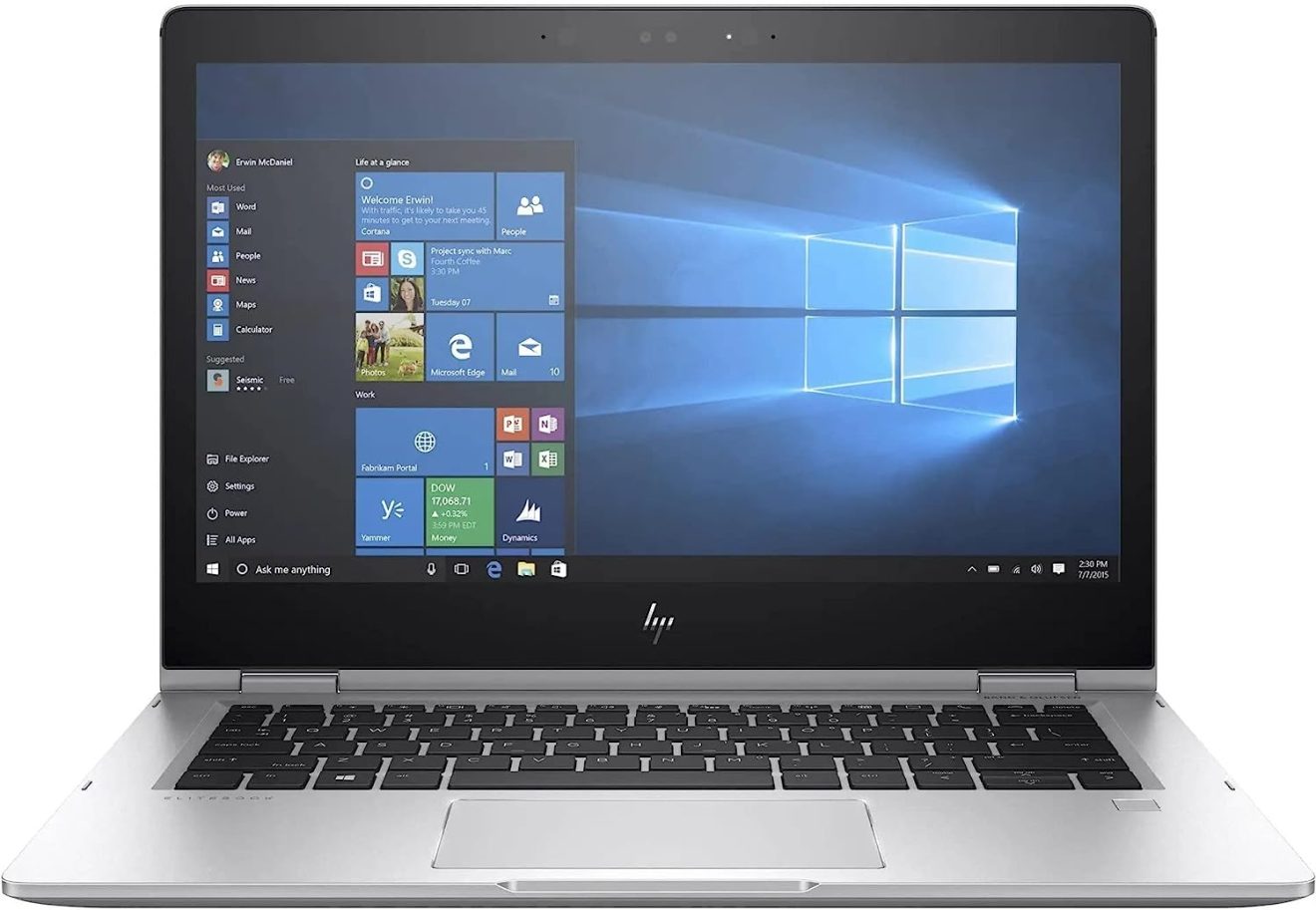 HP EliteBook x360 1030 G2 2-in-1 Convertible Laptop Intel Core i5-7300u, 8GB RAM, 256GB SSD, 13.3 inch Full HD (1920x1080) Touchscreen, Win10 Pro (Renewed)