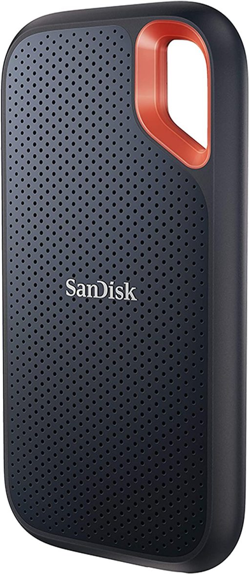 Sandisk 500Gb Extreme Portable Ssd Up To 1050Mb/S Usb C, 3.2 Gen 2 External Solid State Drive Sdssde61 500G G25, Blue, Ssd, G25