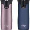 Contigo® AUTOSEAL® West Loop Vacuum-Insulated Stainless Steel Travel Mug with Easy-Clean Lid, 16 Oz, 2-Pack, Vervain, Midnight Berry