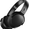Skullcandy Riff Wireless 2 On-Ear Headphones with Mic/ 34-Hour Battery Life/Multipoint Pairing/Built-in Tile Finding Technology - Black