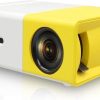 YG-300 Mini Portable High Resolution LED Projector (600 Lumens Video 1080P)