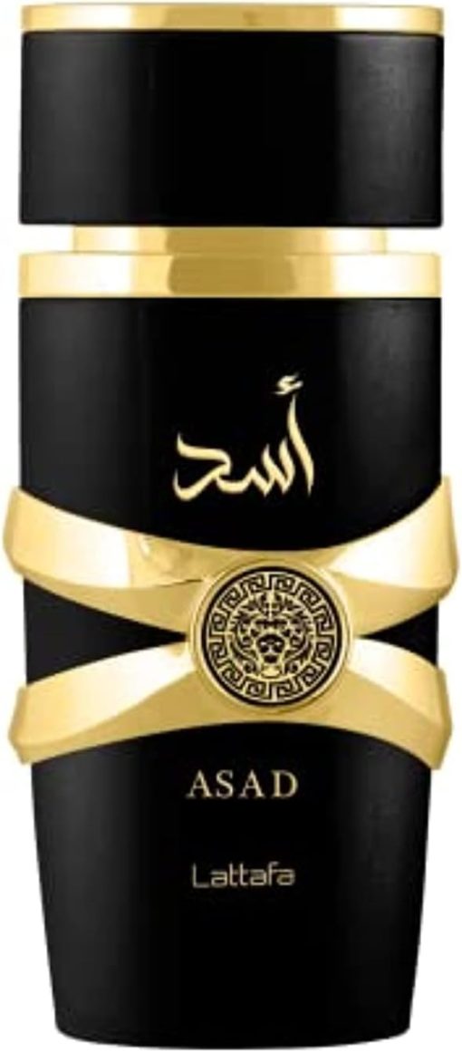 Lattafa Imported Long Lasting Luxury Perfume Asad Premium Refreshing Oud and Musk Fragrances Eau De Parfum 100 ml Perfume for Unisex (Pack of 1)