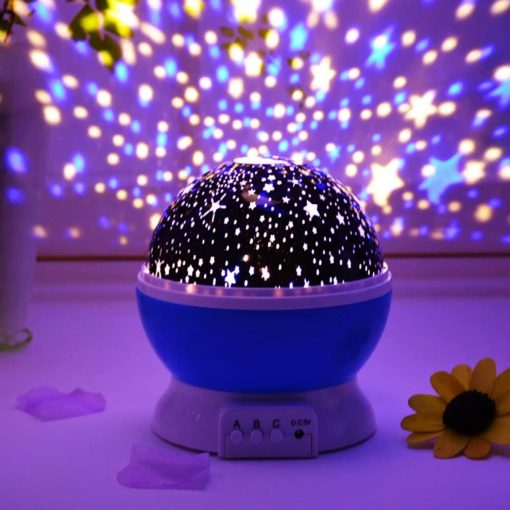 Romantic Sky Star Master Night Light Projector Children Kids Baby Sleep Lighting USB Lamp Led Projection Purple, BZ_ST_LMP