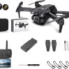 Mini Drone with Camera, 1080P HD Foldable Drone, 120° Adjustable Lens, One Key Take Off/Land, 360° Flip, 1 Batterie, with Carrying Case, Toys Gifts for Kid and Adult