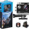 AKASO EK7000 4K Action Camera Ultra HD WiFi Sports Waterproof Underwater Camera Video Recorder with 170 Degree Wide Angle and Accessories Kit