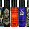 Hamidi Non Alcoholic Deluxe Collection 30ML Perfumes Pack of 5 Assorted, Oud Amwaj, Oudh Great, Emarat Oud Fron, Pure Arba, Oud Excellency, Perfume For Men & Women, Long Lasting, Fragrance, Gift Set