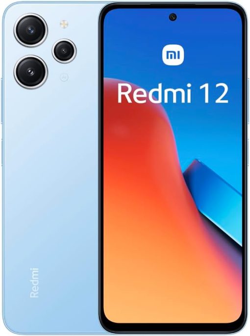 Xiaomi Redmi 12 (Sky Blue 8GB RAM, 256 Storage) - MediaTek G88 Powerful Processor |50MP High-Resolution main camera | 90 Hz FHD+ AdaptiveSync display | 5000mAh(Typ) High-Capacity battery