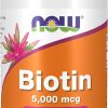 NOW Foods Biotin 5000mcg VCaps 60's