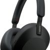 Sony WH 1000XM5 Noise Cancelling Wireless Headphones 30 hours battery life Over ear style Optimised for Alexa and the Google Assistant with built in mic for phone calls, Black