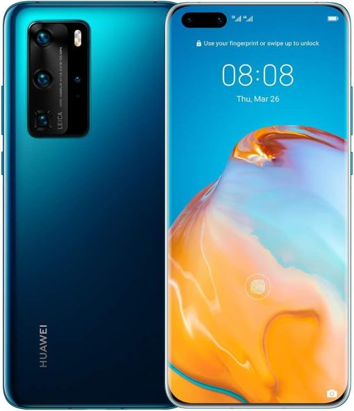 Huawei P40 Pro 5G Dual SIM 256GB 8GB RAM International Version - Deep Sea Blue