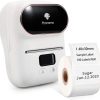 Phomemo Label Maker Machine - Phomemo M110 Portable Bluetooth Thermal Label Printer. Sticker Maker, Barcode Printer for Clothing, Jewelry, Retail, Mailing,support Arabic and English,For iOS & Android