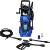Ford 150 Bar Electric Pressure Washer With Built-In Soap Tank For Home,Garden,And Cars,Blue,F2.2