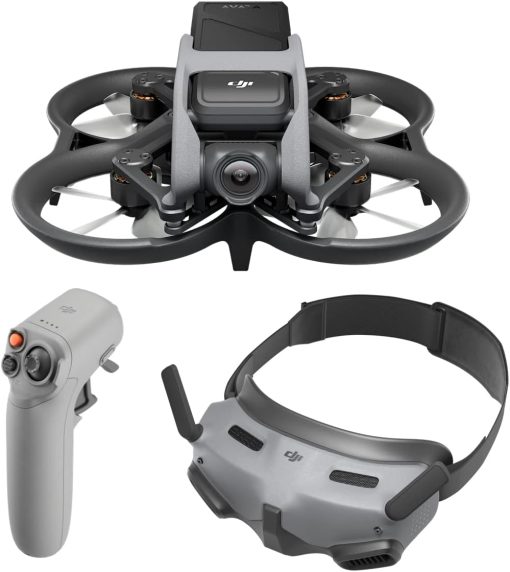 DJI Avata Pro-View Combo (DJI RC Motion 2) First-Person View Drone UAV Quadcopter with 4K Stabilized Video, 155° FOV, RC Motion 2 & Goggl, MOIAT Certified - UAE Version with Official Warranty Support