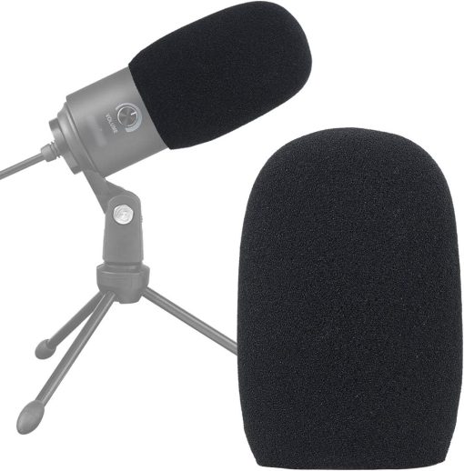 K669 Foam Mic Windscreen, Pop Filter Wind Cover Compatible with Fifine USB Condenser Recording Microphone K669, T669, K669B by SUNMON