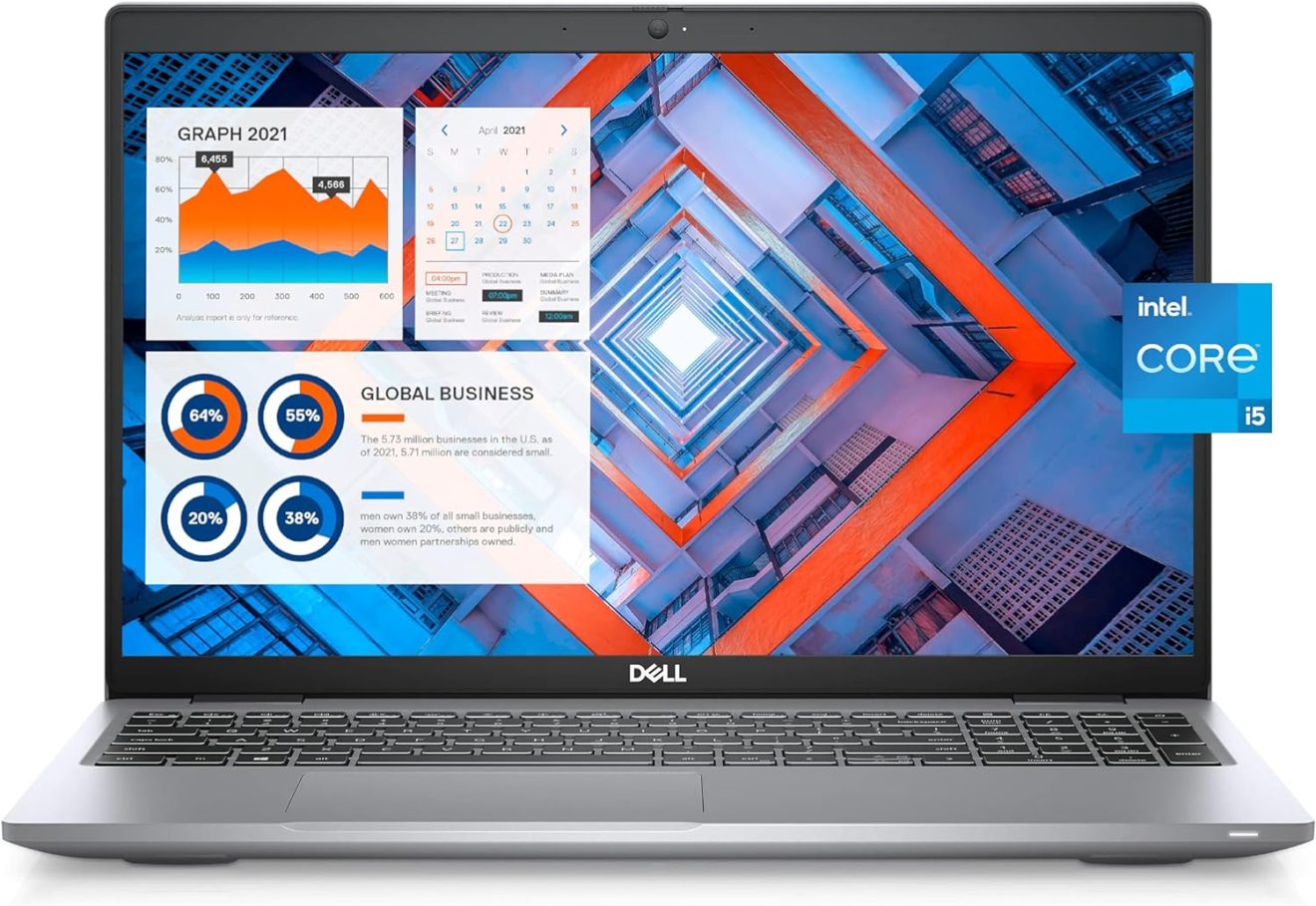 Dell Newest Business Laptop Latitude 5520, 15.6" FHD IPS Anti-Glare Display, Intel Core i5-1135G7, 32GB RAM, 1TB SSD, Webcam, Backlit Keyboard, WiFi 6, Thunderbolt 4, Win 10 Pro