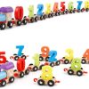 Party Propz Brain Giggles Wooden Toys for Toddlers and Kids, Educational Toys (0-9 No. Train) For Wooden Toys For kids,Educational Toys 3 Years, Kids Toys For Boys
