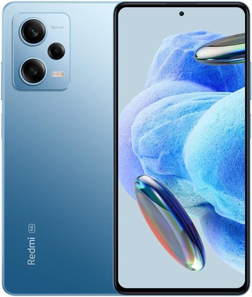 Xiaomi Redmi Note 12 Pro 5G (Sky Blue 8GB RAM, 256 Storage) - Flagship large camera sensor with OIS |Vivid 120Hz AMOLED display | Versatile MediaTek Dimensity 1080 | 67W turbo charging