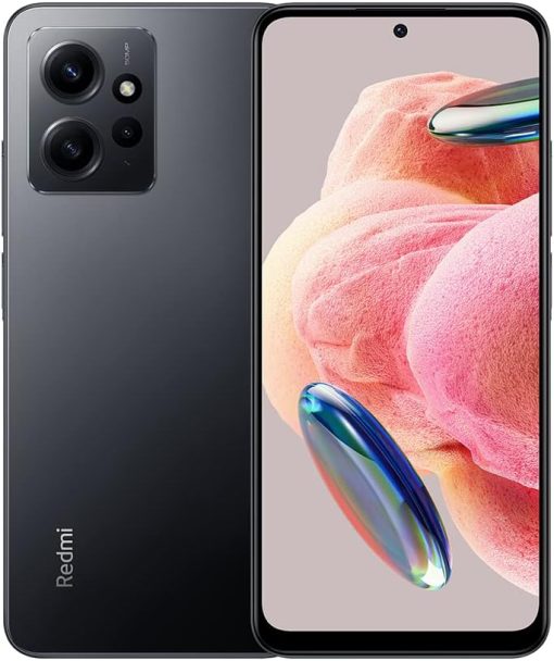 Xiaomi Redmi Note 12 (Onyx Gray 8GB RAM, 128 Storage) - Smooth 120Hz AMOLED display |Powerful Snapdragon® processor | 50MP AI triple camera | 33W fast charging, UAE Version