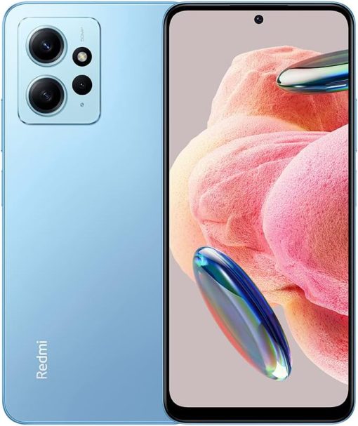 Xiaomi Redmi note 12 (Ice Blue 8GB RAM, 256 Storage) - Smooth 120Hz AMOLED display Powerful Snapdragon® processor 50MP AI triple camera 33W fast charging