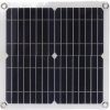 200W Solar Panel Kit, 200W 12V High Efficiency Monocrystalline Silicon Solar Panel for Camping Mountaineering