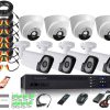 XBW 8Channel CCTV security Kit 1080P/2.0MP 1920X1080 Camera 8CH Surveillance DVR kit