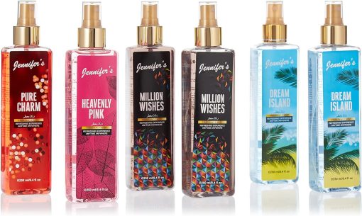 Jennifer'S Fragrance Mist Set, Pack Of 6 Assorted