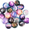Bouncy Balls - KASTWAVE Rubber Balls for Kids - Bowling Bounce Balls, 20 PCS Bouncy Balls, 32mm Space Theme Bouncy Balls for Kids Party Favors, Gift Bag Filling