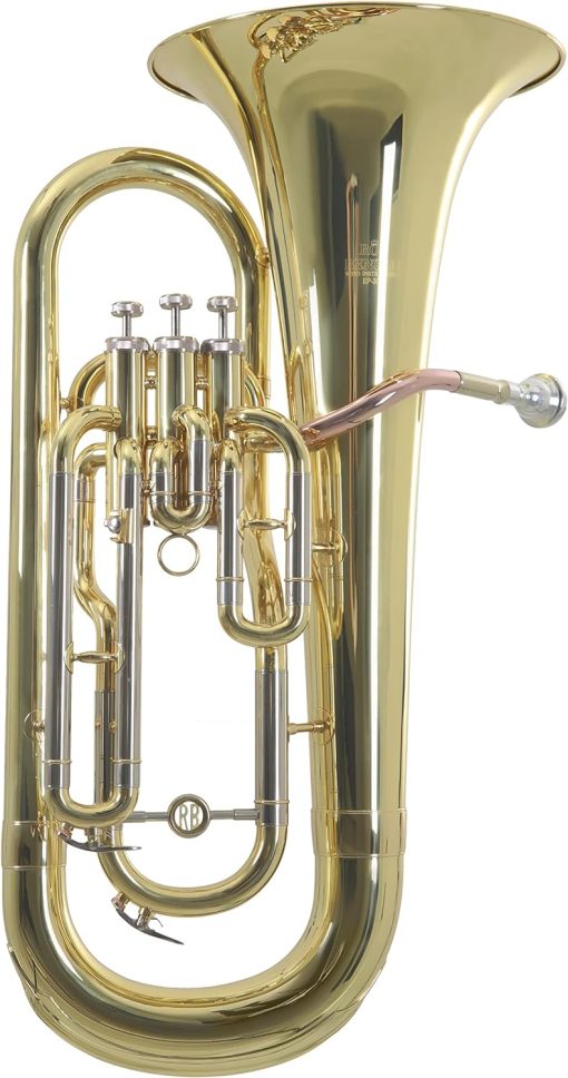 Roy Benson MOD.EP-301 BB 3-Ventile Lacquered Finish Euphonium with Light Weight Form Shaped Case