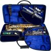 Protec PBTRIALT Alto Saxophone, Clarinet, & Flute Combination TRI-PAC Case