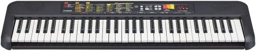 Yamaha PSR-F52 Digital Keyboard,Compact digital keyboard for beginners with 61 keys, 144 instrument voices and 158 accompaniment styles,black,920 mm × 266 mm × 73 mm