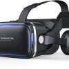 VR SHINECON 3D Virtual Reality Headset Glasses for iOS, Android and Other (568.67g,4.7-6.0in)