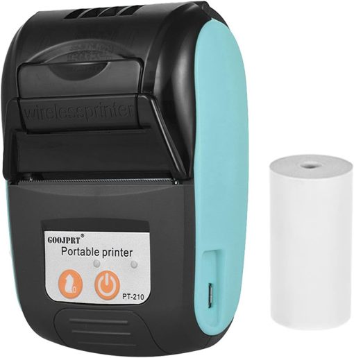 Hingers PT-210 Portable Thermal Printer Handheld 58mm Receipt Printer for Retail Stores Restaur Factories Logistics