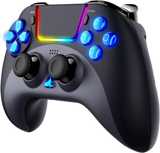 Game Controller for PS4,Wireless Controller with Dual Vibration Game Joystick