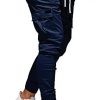 WZIKAI Mens Joggers Sports Pants,Fashion Cargo Cotton Sweatpants Athletic Long Pants Workout Trousers