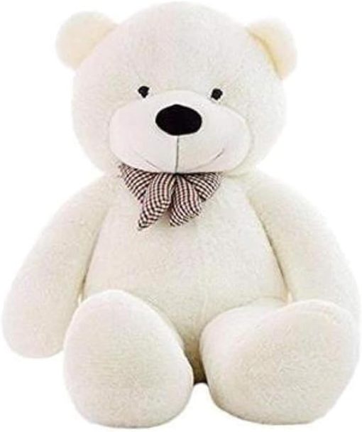 Generic White-160cm Giant Teddy Bear Large Plush Stuffed Toys Doll Birthday Gift for Kids/Girlfriend/Wife