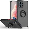 Zubitech Case For Redmi Note 12 4G Case Cover (not for 5G Version) Rotational Metal Ring Grip Kickstand Cover Magnetic Car Mount Holder Case Shockproof TPU Bumper Protection Case (Black)