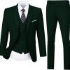 Men's Suits Slim Fit 3 Piece Blazer Jacket Vest Pants Formal Business Suits for Men