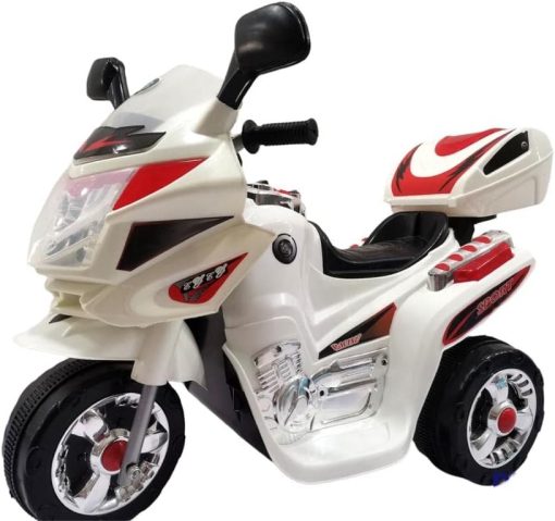 Lovely Baby Electric Ride-On Motorbike LB 518 Battery Operated For Kids (White)