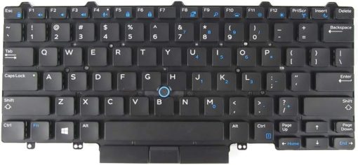 Abakoo New Keyboard Compatible with DELL Latitude E5450 E7450 0D19TR with Backlit no Frame Black US